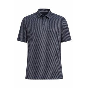 Mens 3XL Performance Polo Shirt Short Sleeve Geometric Print Golf Casual